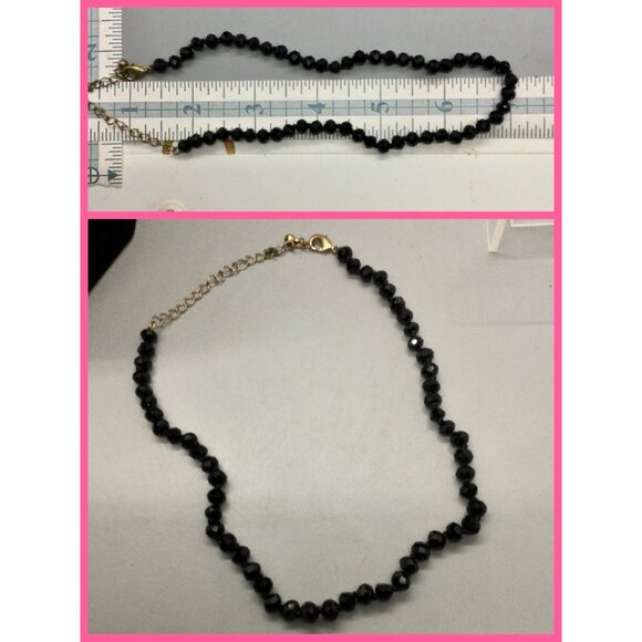 Black Beaded Set, 4pc - Picture 6 of 10